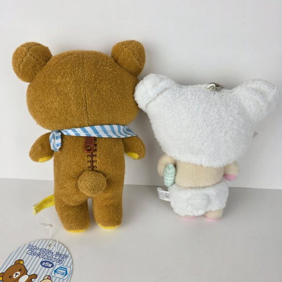 San-X Rilakkuma Lot Cute Plush Keychain Japan NWT - Picture 2 of 6